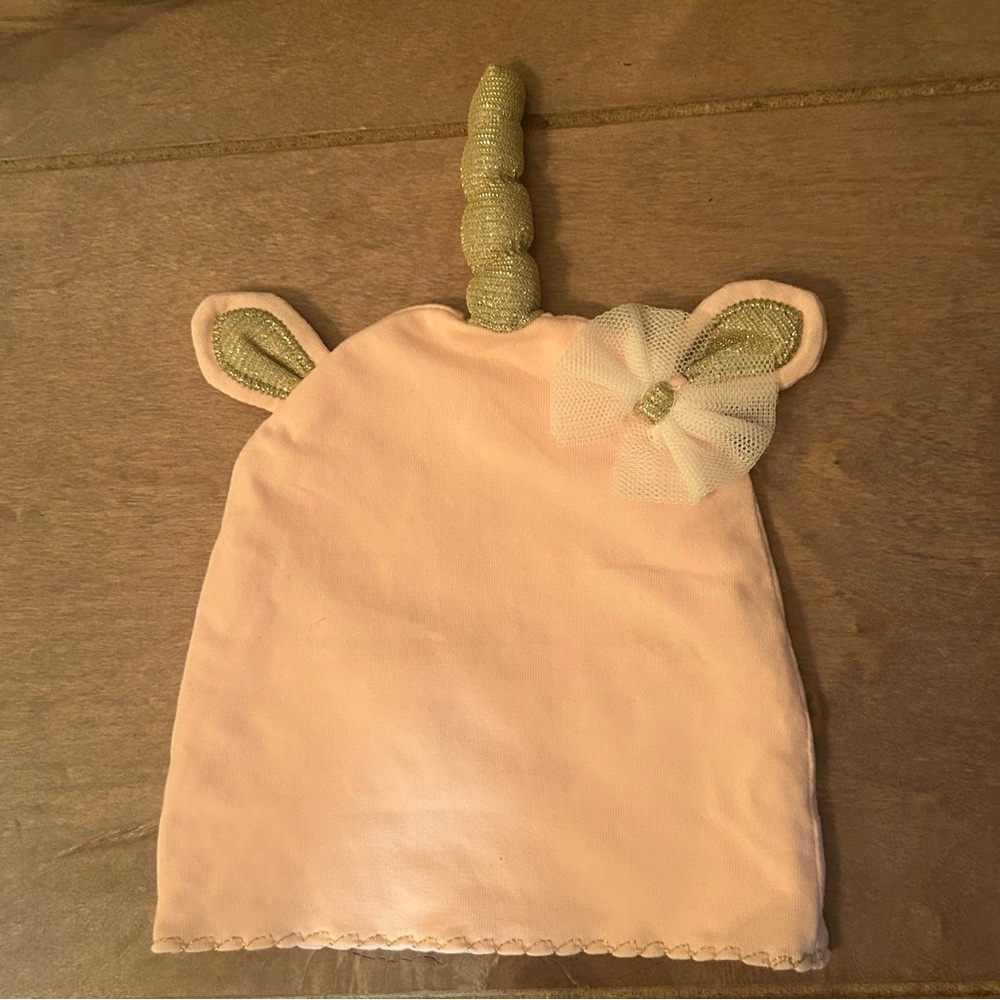 Mud Pie Unicorn Baby Beanie